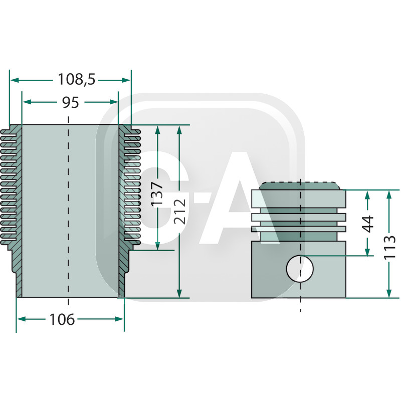 Kit cylindree tracteur Fendt